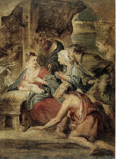 Peter Paul Rubens Anbetung der Hirten Germany oil painting art